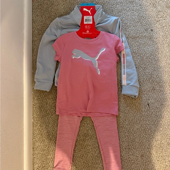 Puma Purple and Light Blue Kids' Outfit - Picture 2 of 3